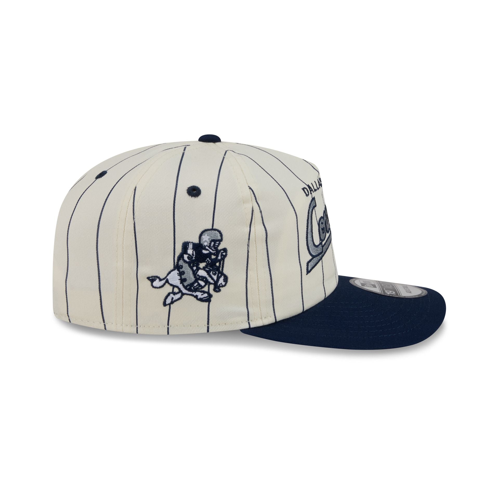 Dallas Cowboys Chrome White Pinstripe 19TWENTY Snapback Hat
