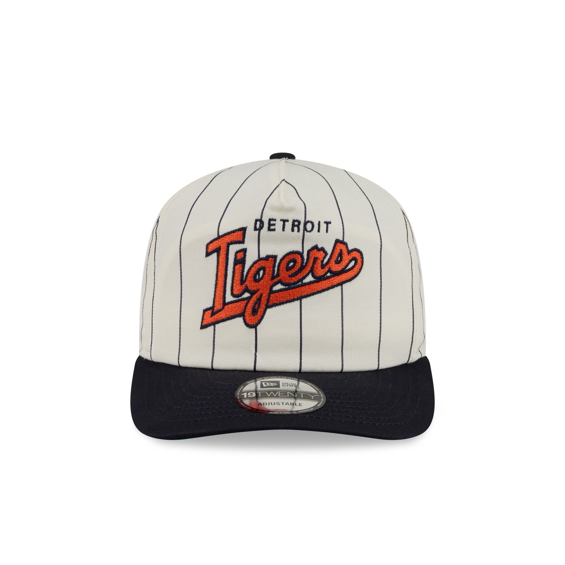 Detroit Tigers Chrome White Pinstripe 19TWENTY Snapback Hat