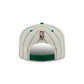 Boston Celtics Chrome White Pinstripe 19TWENTY Snapback Hat
