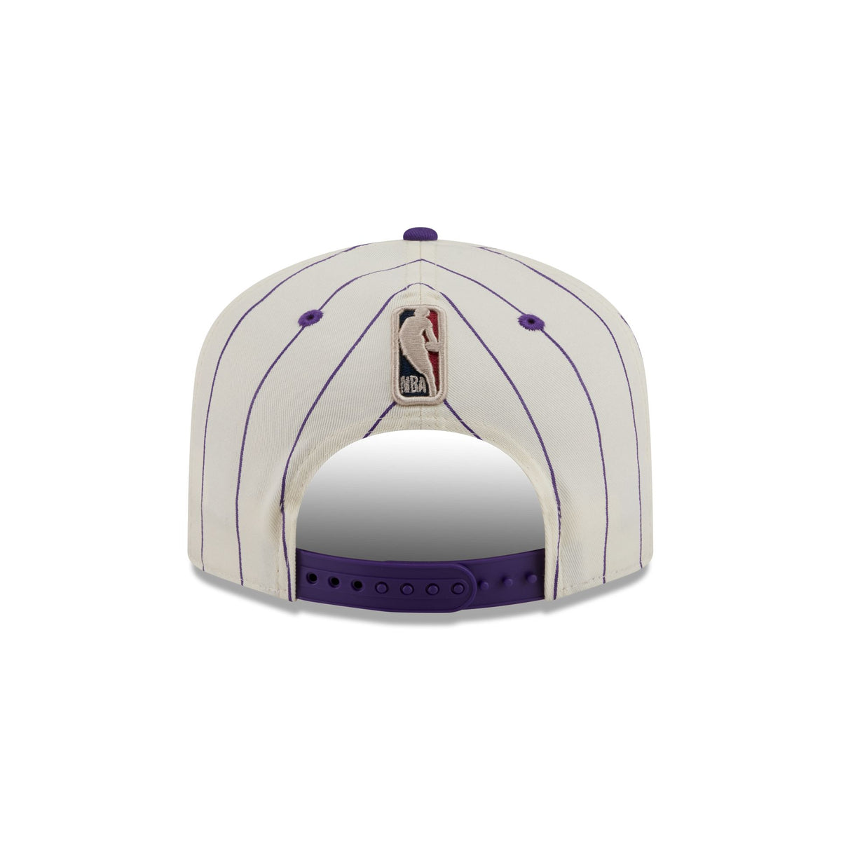 Toronto Raptors Chrome White Pinstripe 19TWENTY Snapback Hat