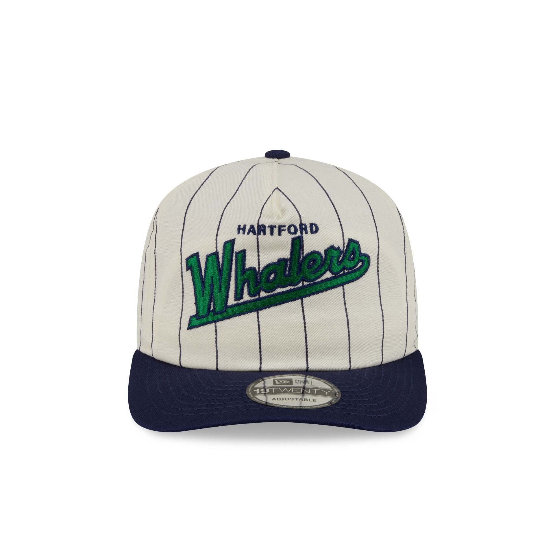 Hartford Whalers Chrome White Pinstripe 19TWENTY Snapback Hat