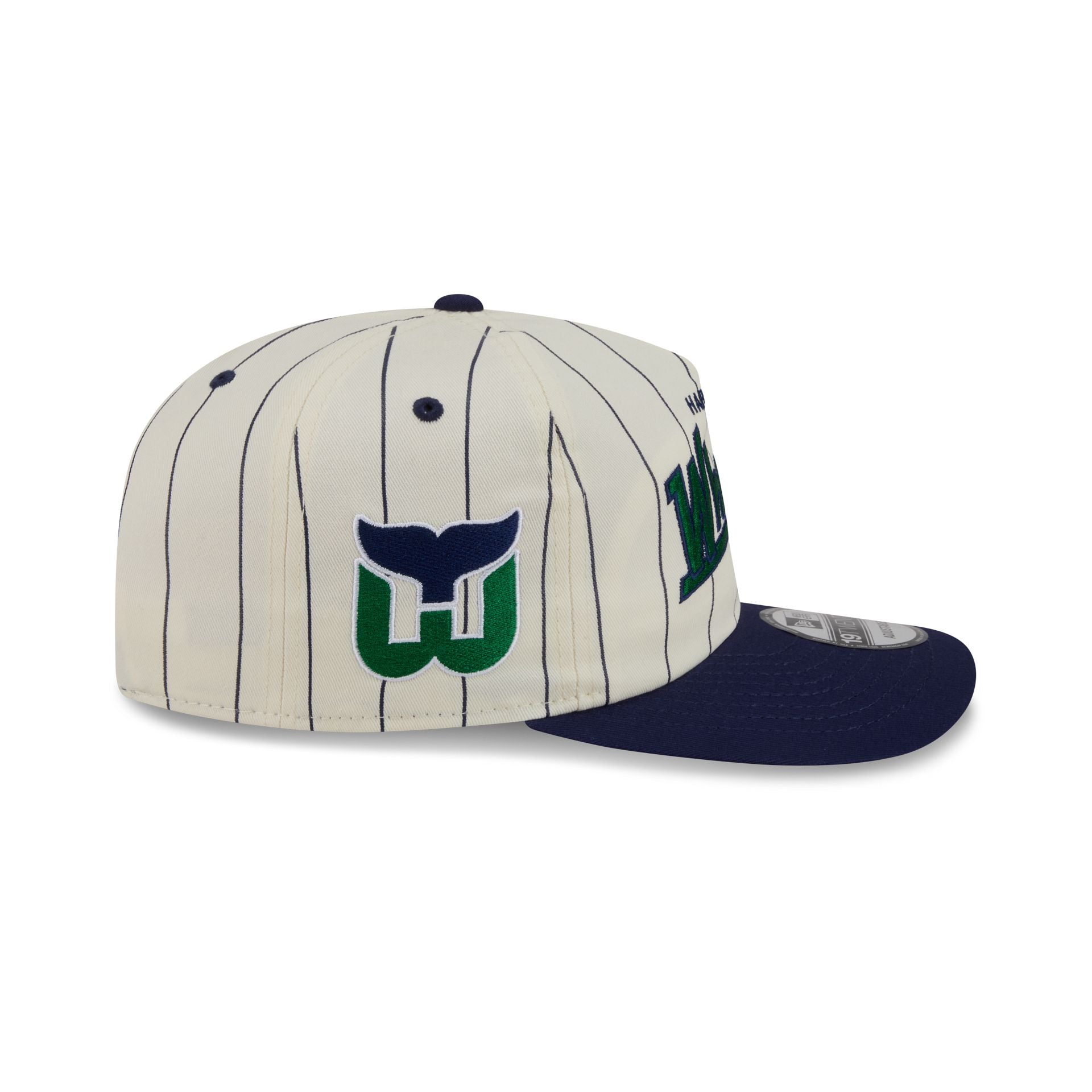 Hartford Whalers Chrome White Pinstripe 19TWENTY Snapback Hat