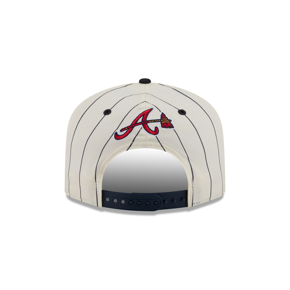 Atlanta Braves Chrome White Pinstripe 19TWENTY Snapback Hat