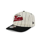 Philadelphia 76ers Chrome White Pinstripe 19TWENTY Snapback Hat