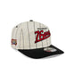 Philadelphia 76ers Chrome White Pinstripe 19TWENTY Snapback Hat