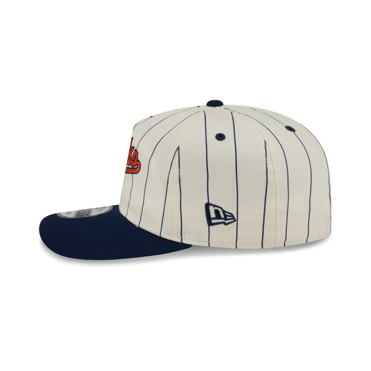 New York Knicks Chrome White Pinstripe 19TWENTY Snapback Hat