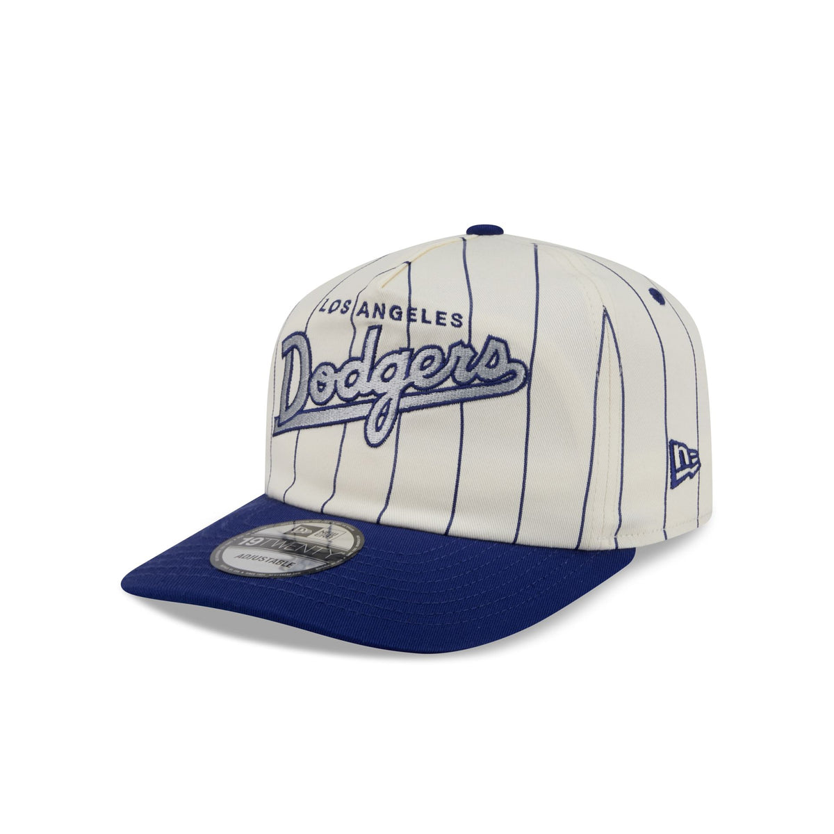 Los Angeles Dodgers Chrome White Pinstripe 19TWENTY Snapback Hat