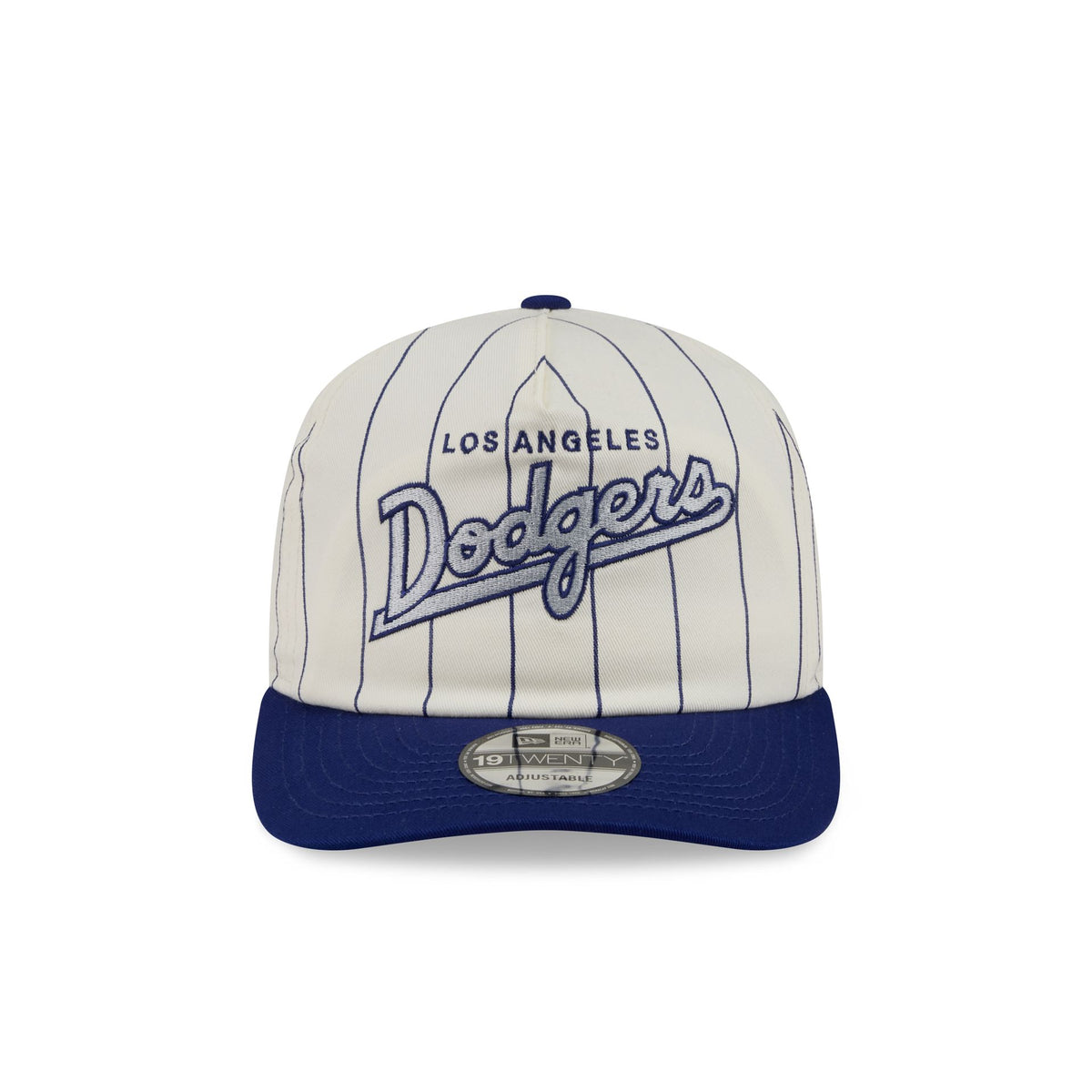 Los Angeles Dodgers Chrome White Pinstripe 19TWENTY Snapback Hat