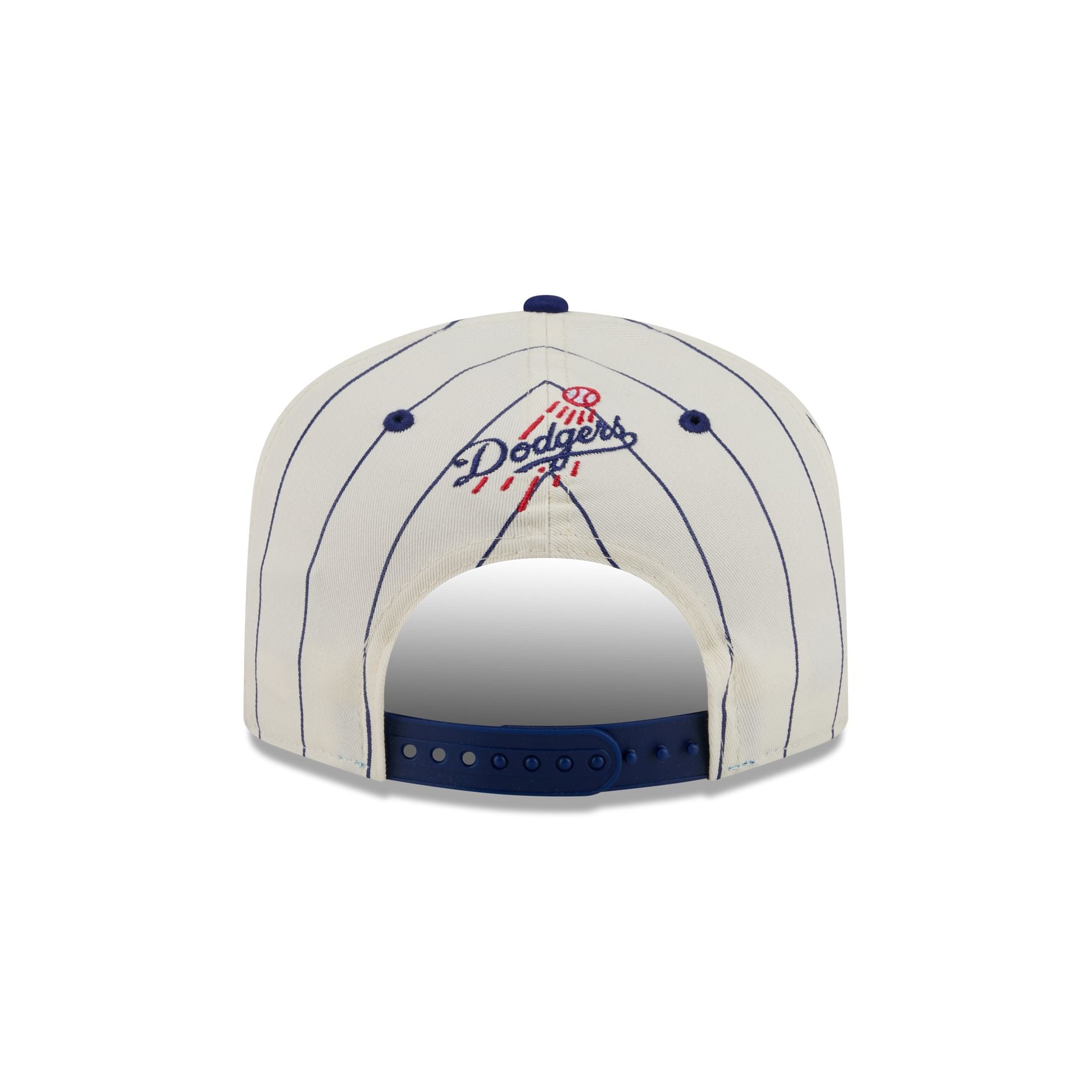 Los Angeles Dodgers Chrome White Pinstripe 19TWENTY Snapback Hat