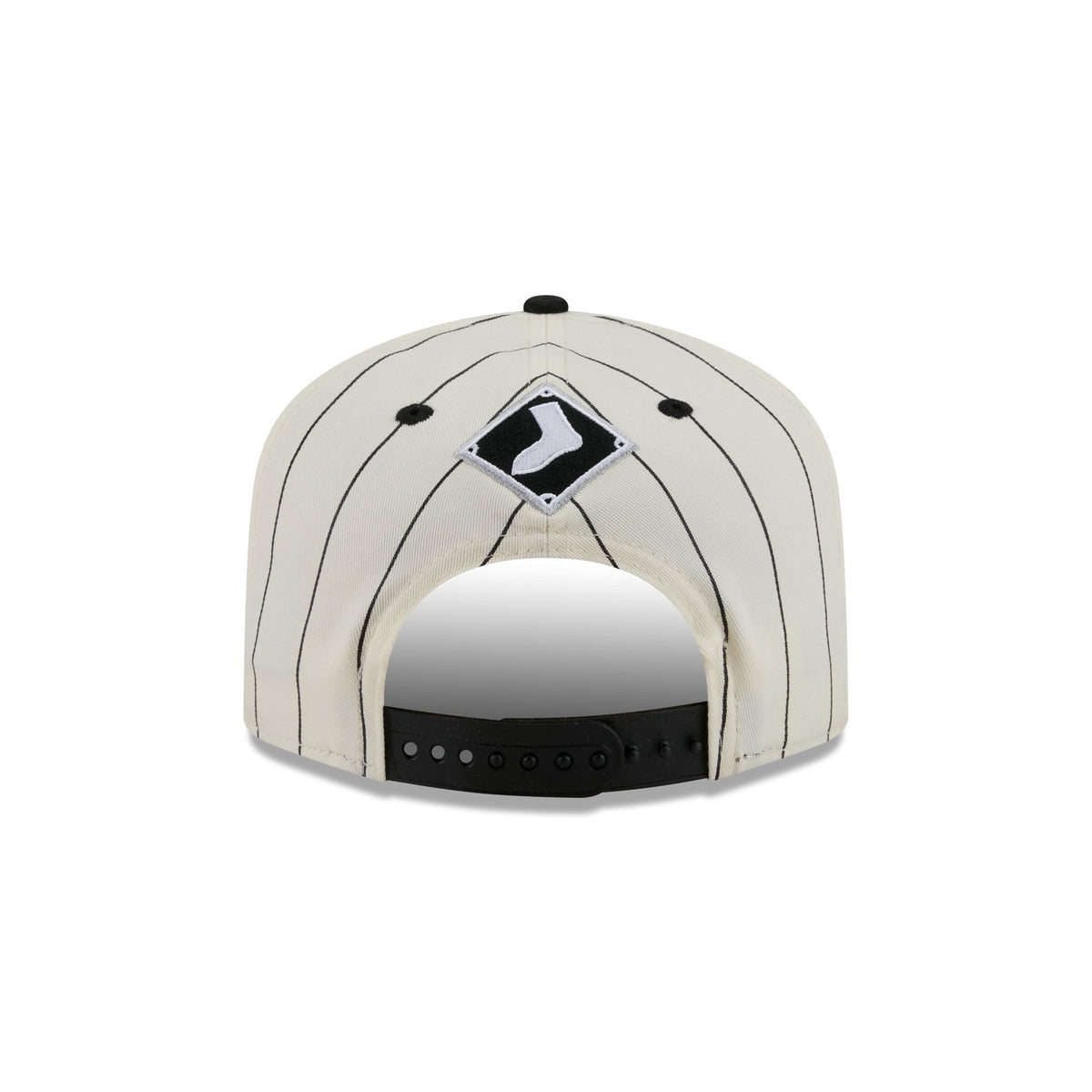 Chicago White Sox Chrome White Pinstripe 19TWENTY Snapback Hat