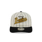 Boston Bruins Chrome White Pinstripe 19TWENTY Snapback Hat