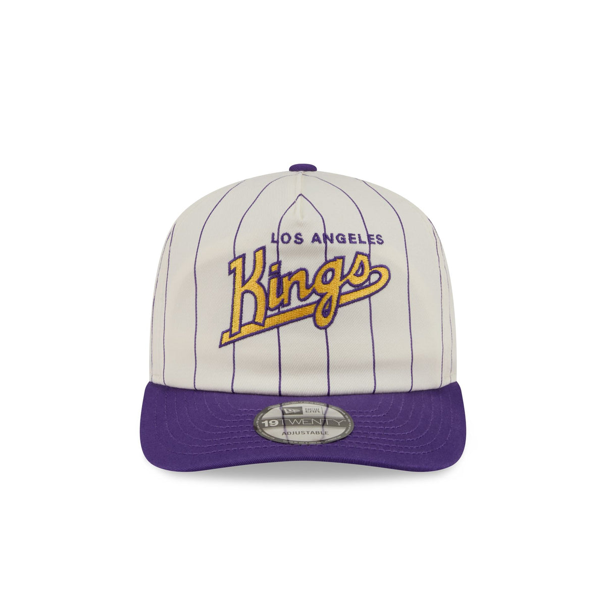 Los Angeles Kings Chrome White Pinstripe 19TWENTY Snapback Hat