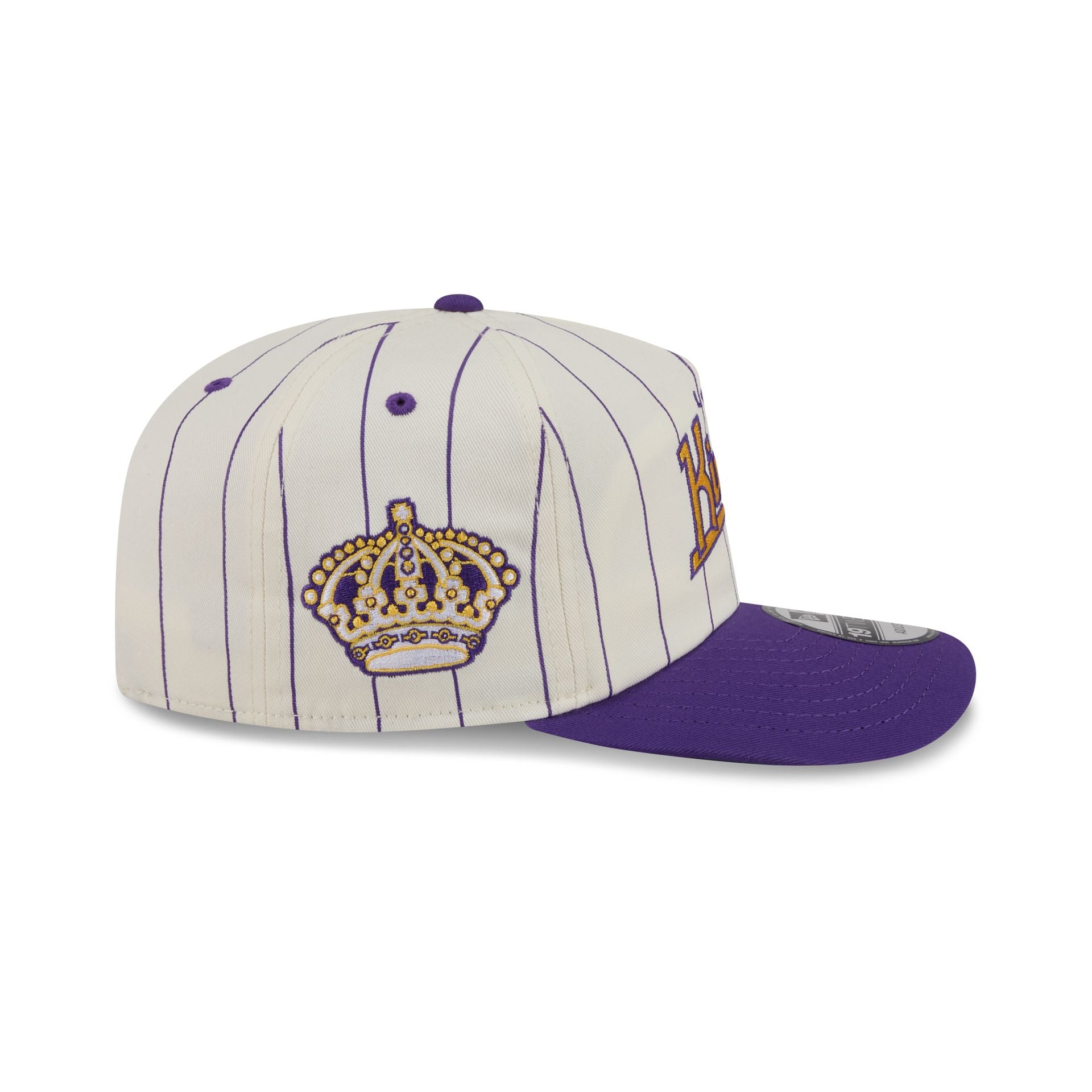 Los Angeles Kings Chrome White Pinstripe 19TWENTY Snapback Hat