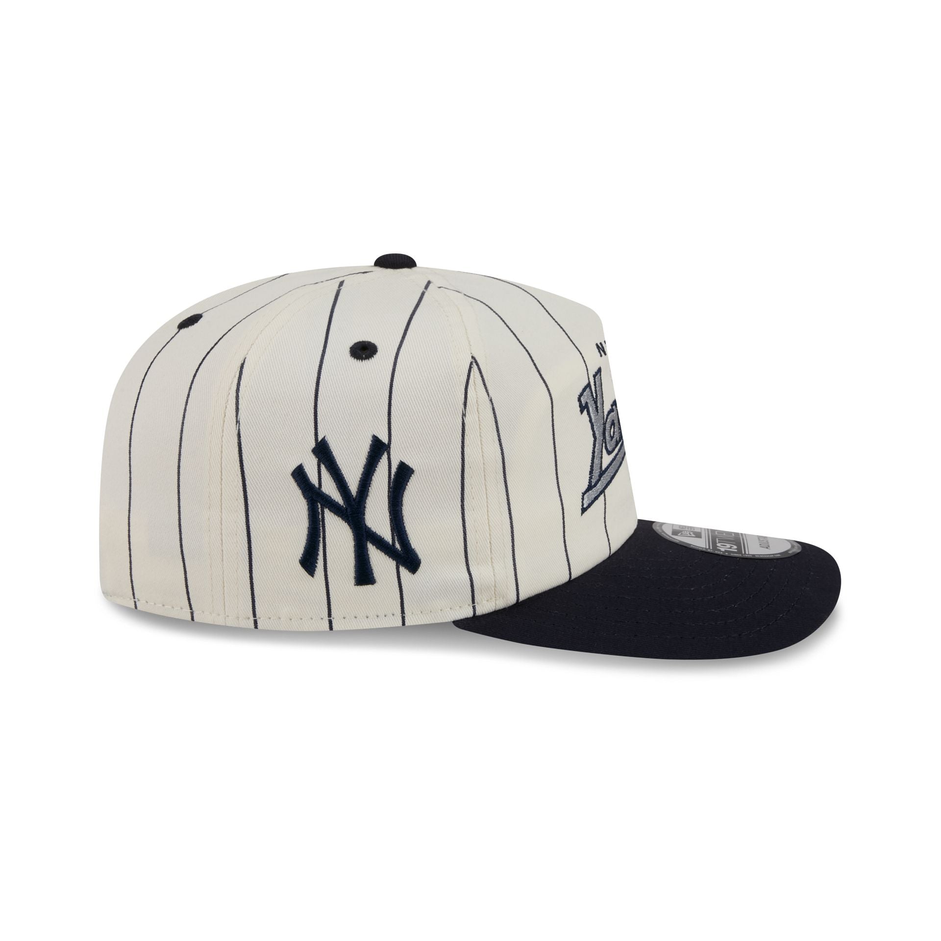 New York Yankees Chrome White Pinstripe 19TWENTY Snapback Hat