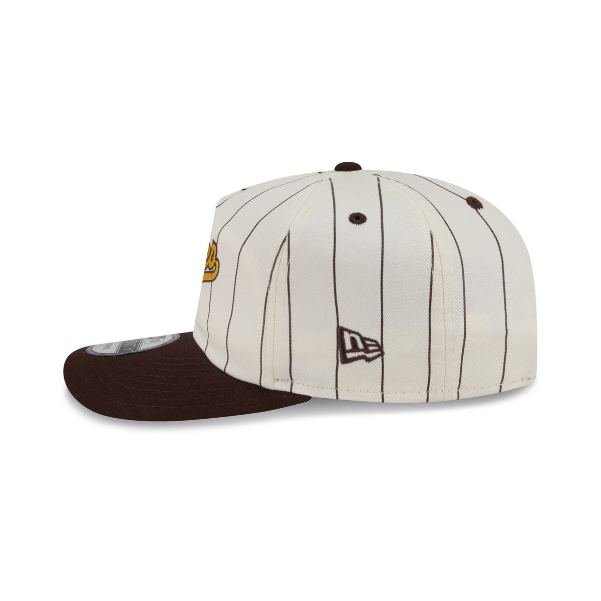 San Diego Padres Chrome White Pinstripe 19TWENTY Snapback Hat