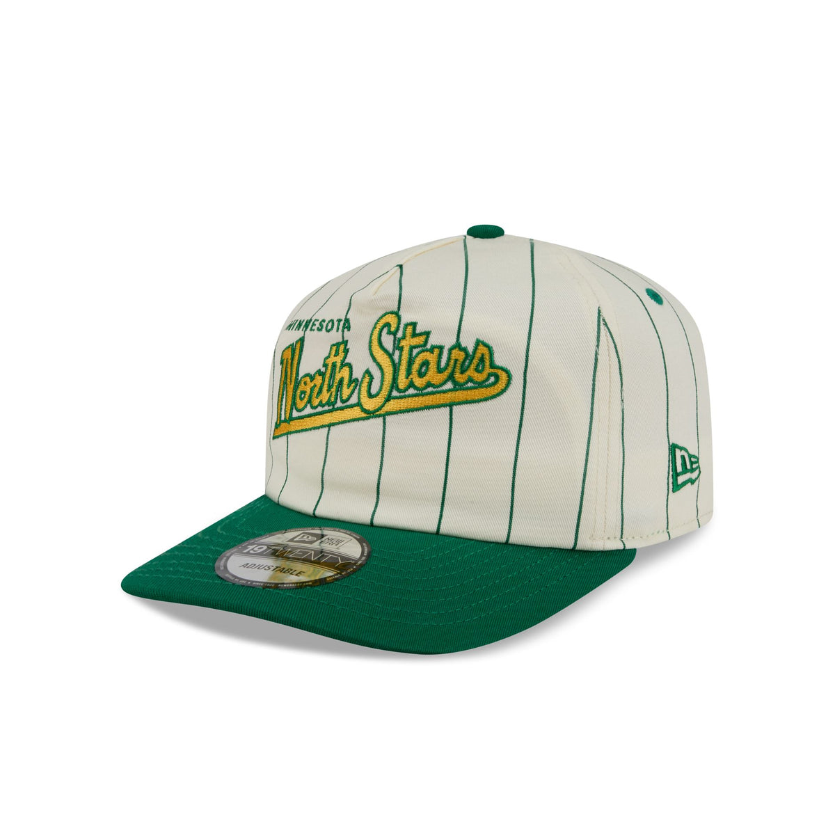 Minnesota North Stars Chrome White Pinstripe 19TWENTY Snapback Hat
