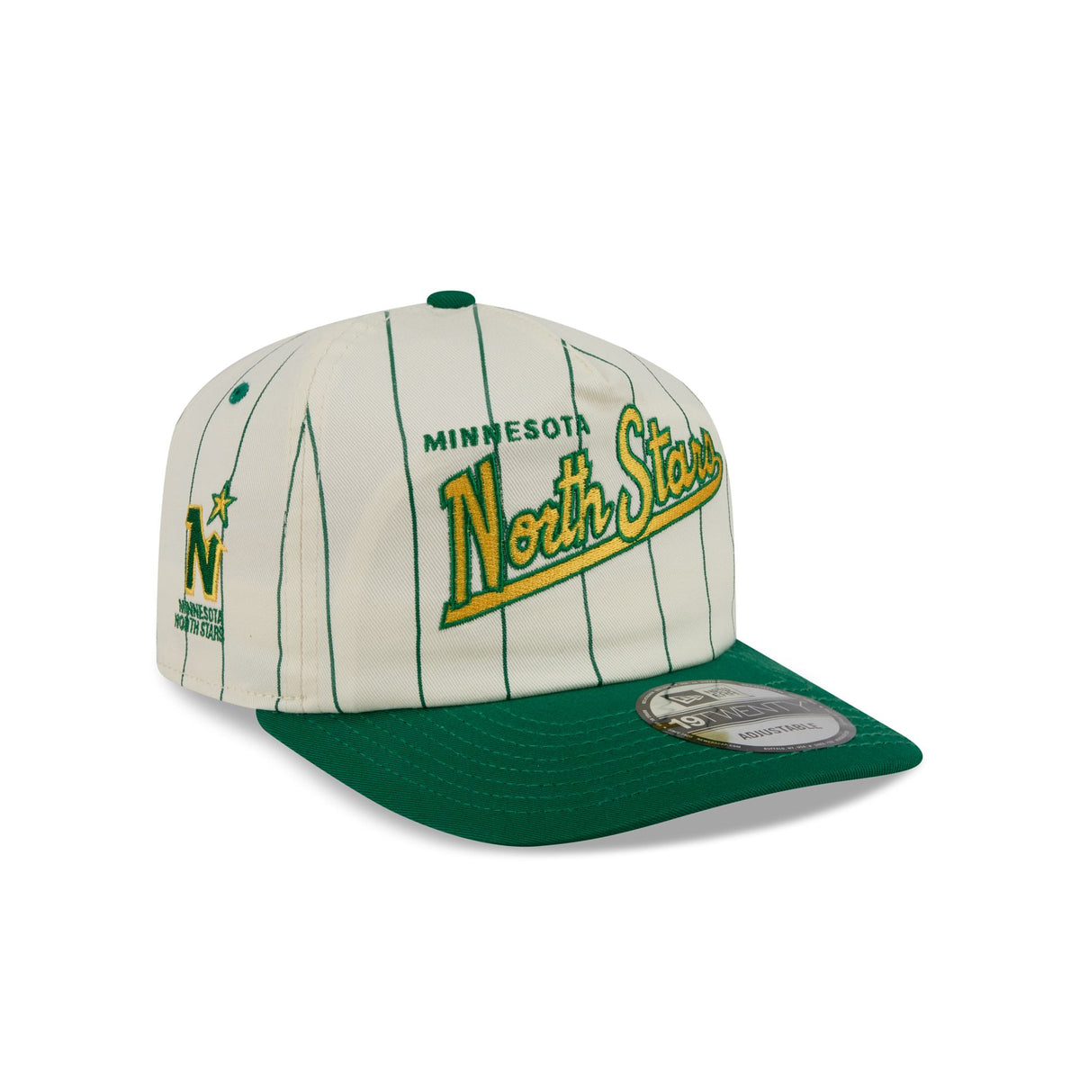 Minnesota North Stars Chrome White Pinstripe 19TWENTY Snapback Hat