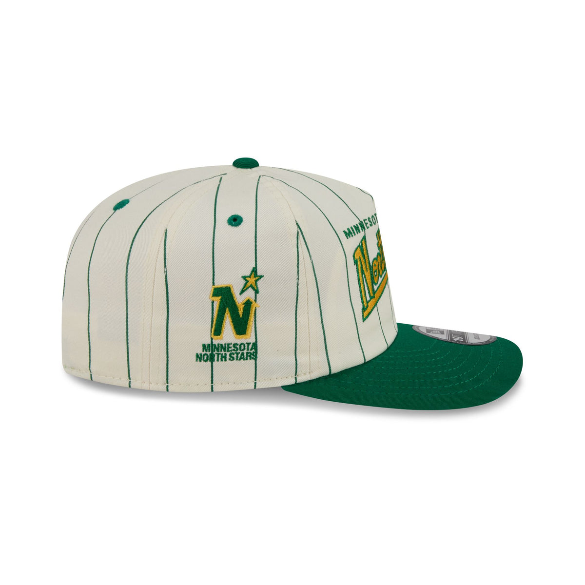 Minnesota North Stars Chrome White Pinstripe 19TWENTY Snapback Hat