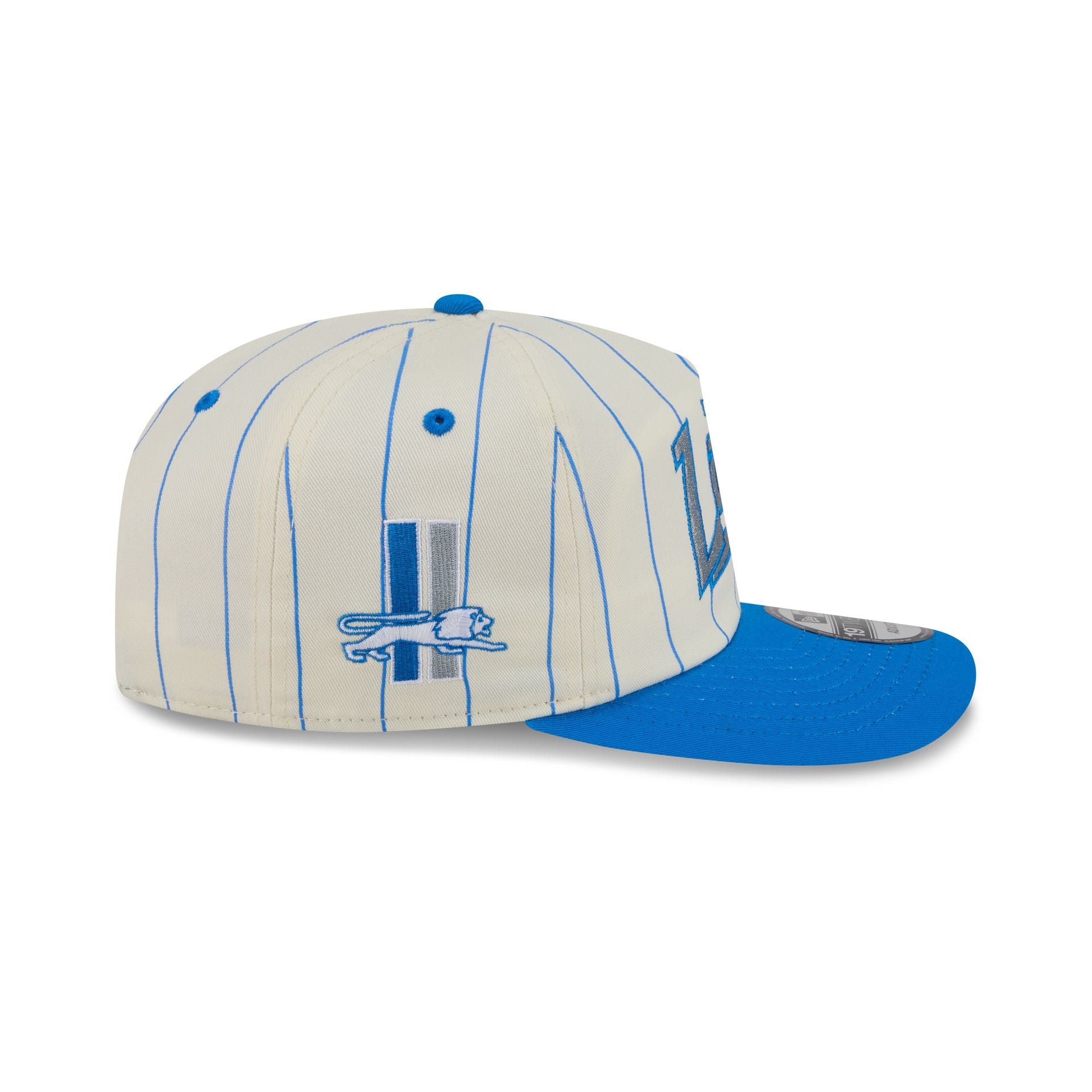 Detroit Lions Chrome White Pinstripe 19TWENTY Snapback Hat