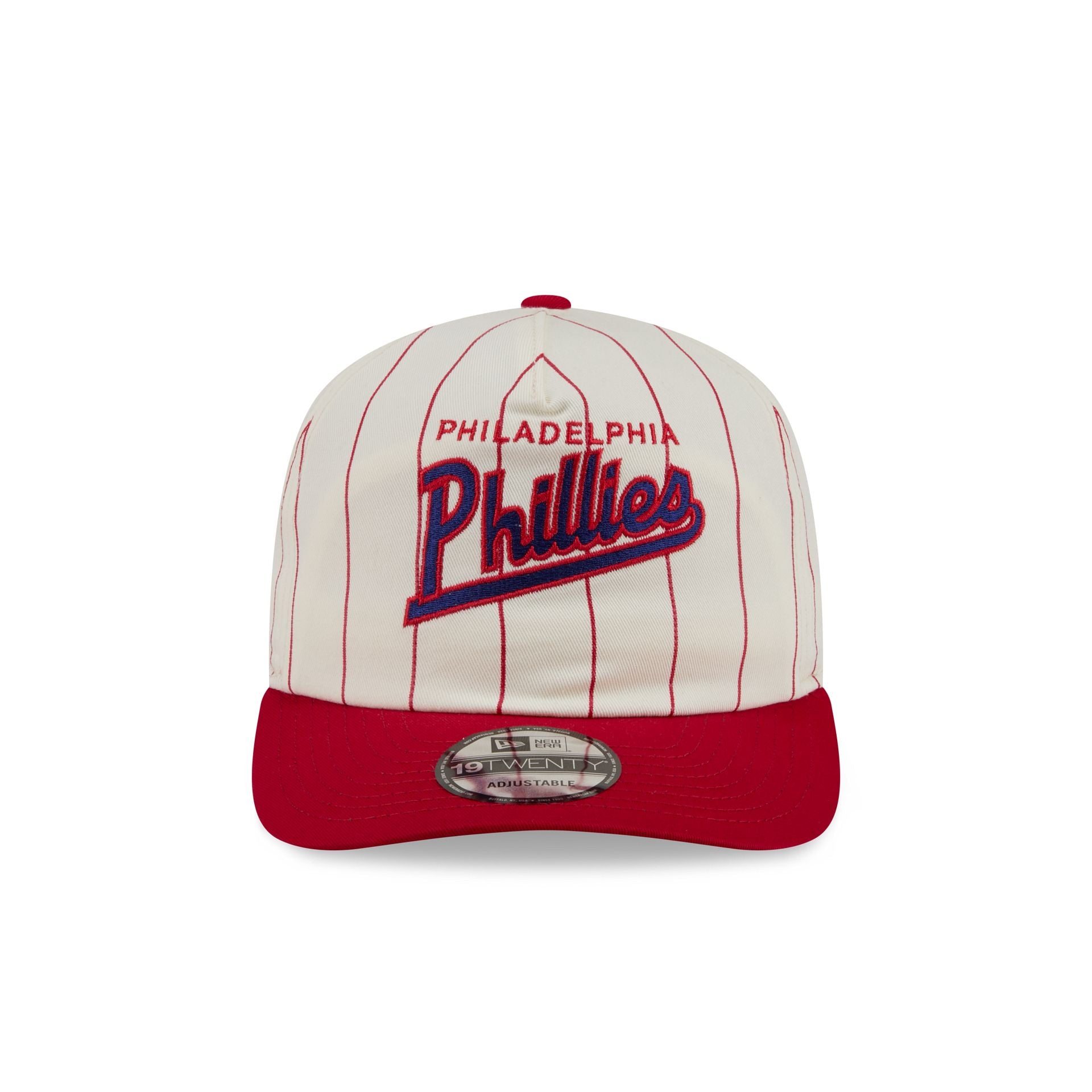 Philadelphia Phillies Chrome White Pinstripe 19TWENTY Snapback Hat