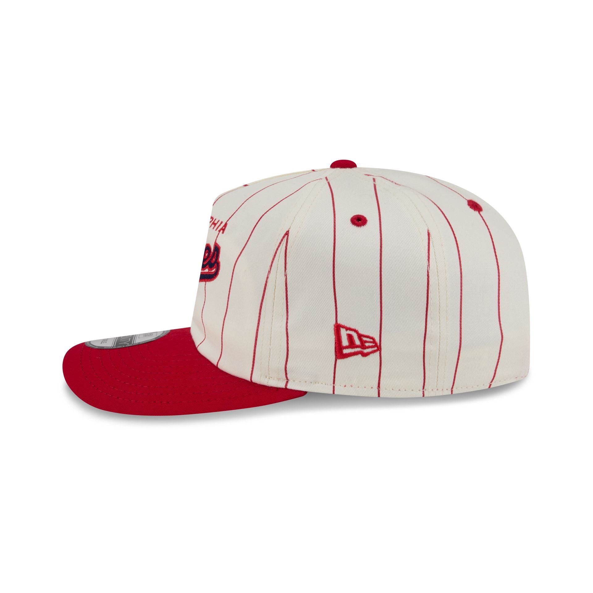 Philadelphia Phillies Chrome White Pinstripe 19TWENTY Snapback Hat