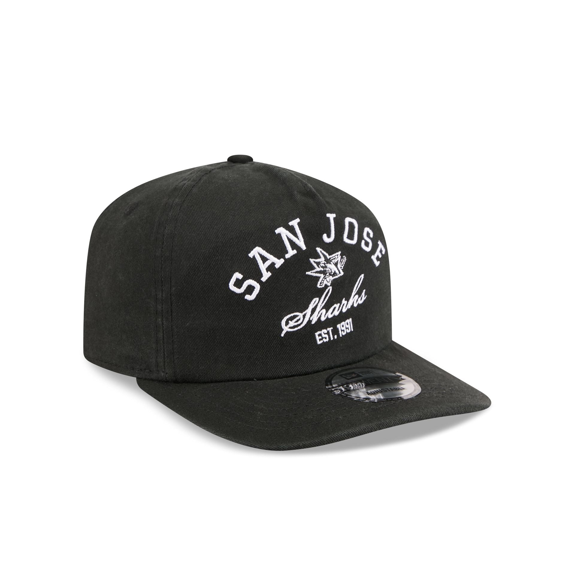 San Jose Sharks Arched Graphic 19TWENTY Snapback Hat