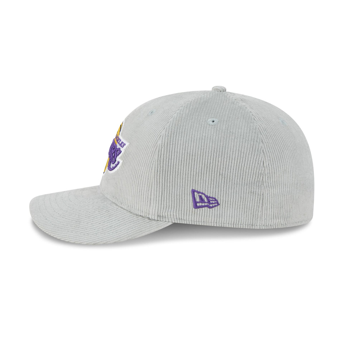 Los Angeles Lakers Light Gray Corduroy 59FIFTY Fitted Hat