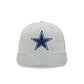 Dallas Cowboys Light Gray Corduroy 59FIFTY Fitted Hat