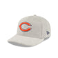 Chicago Bears Light Gray Corduroy 59FIFTY Fitted Hat