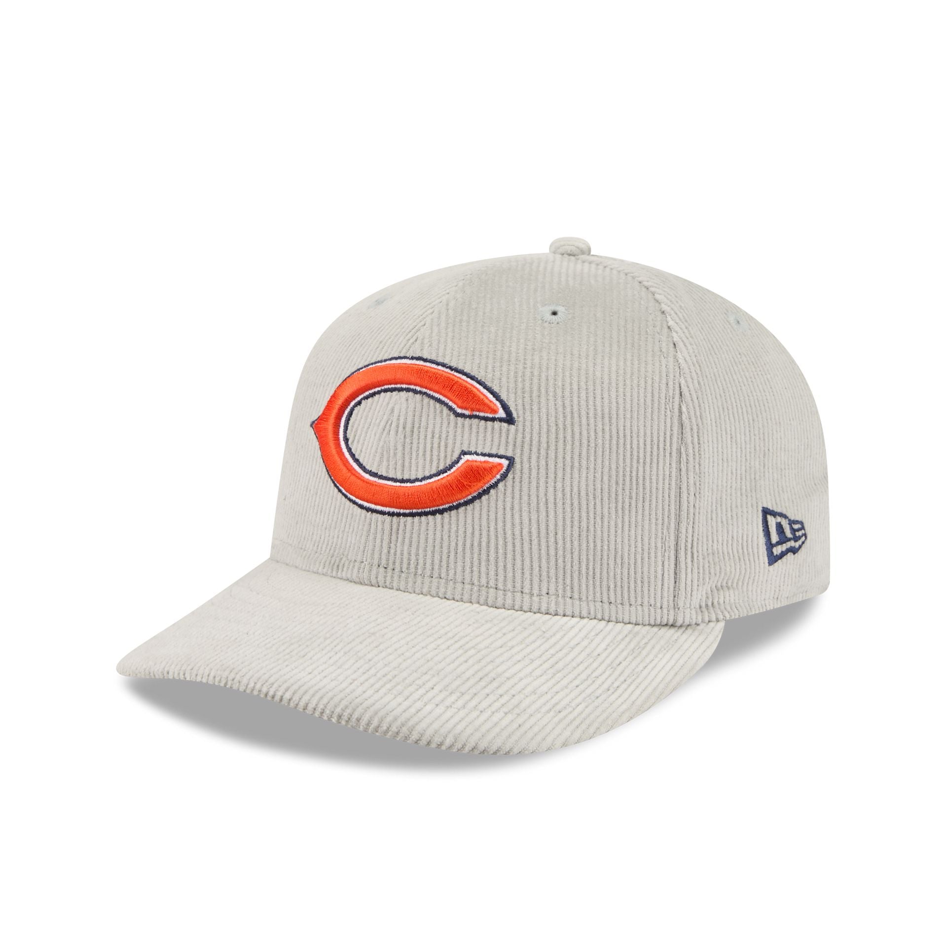 Chicago Bears Light Gray Corduroy 59FIFTY Fitted Hat