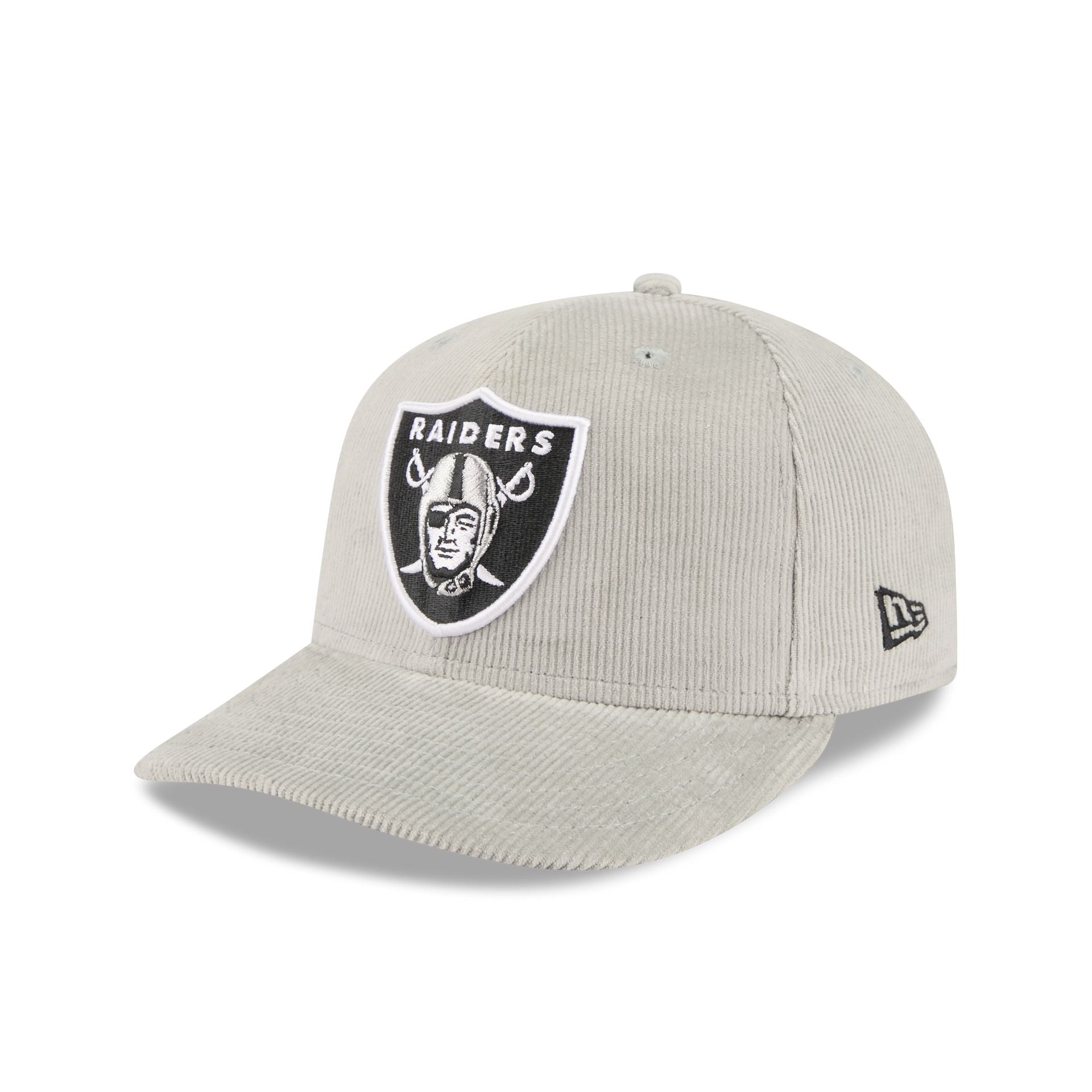 Las Vegas Raiders Light Gray Corduroy 59FIFTY Fitted Hat – New Era Cap