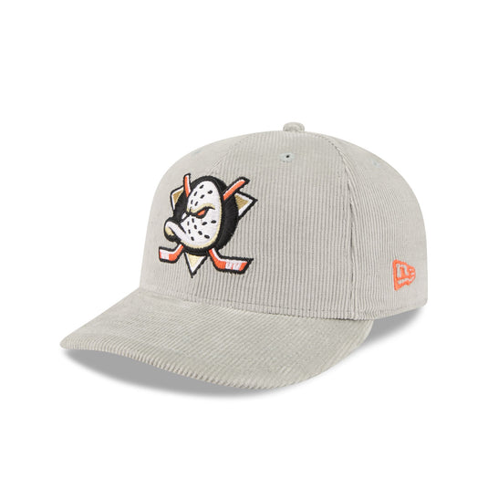 Anaheim Ducks Light Gray Corduroy 59FIFTY Fitted Hat