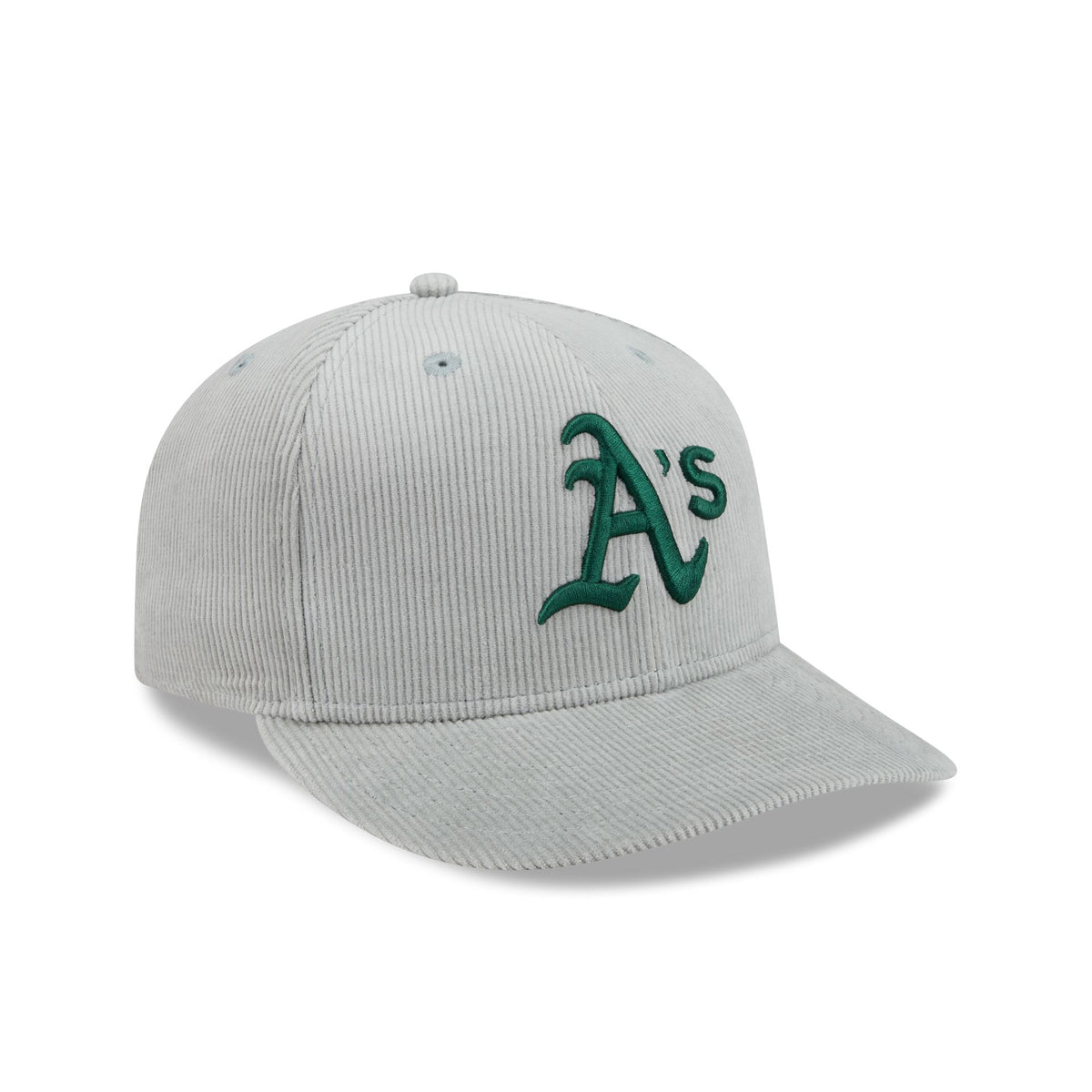 Athletics Light Gray Corduroy 59FIFTY Fitted Hat