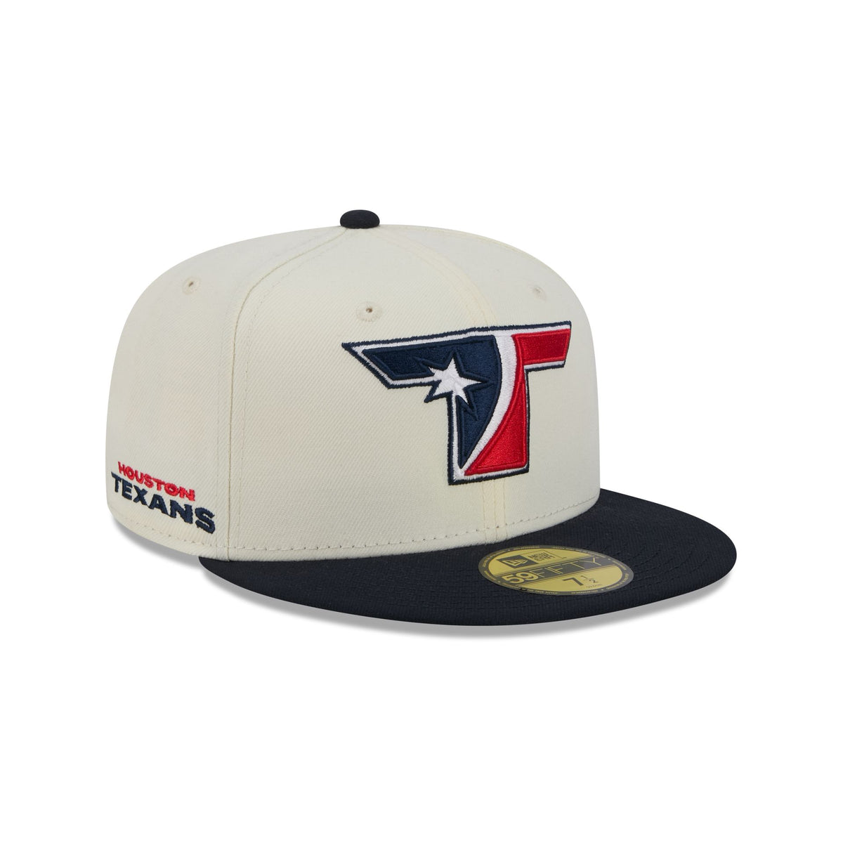 Houston Texans Deceptor Chrome White 59FIFTY Fitted Hat
