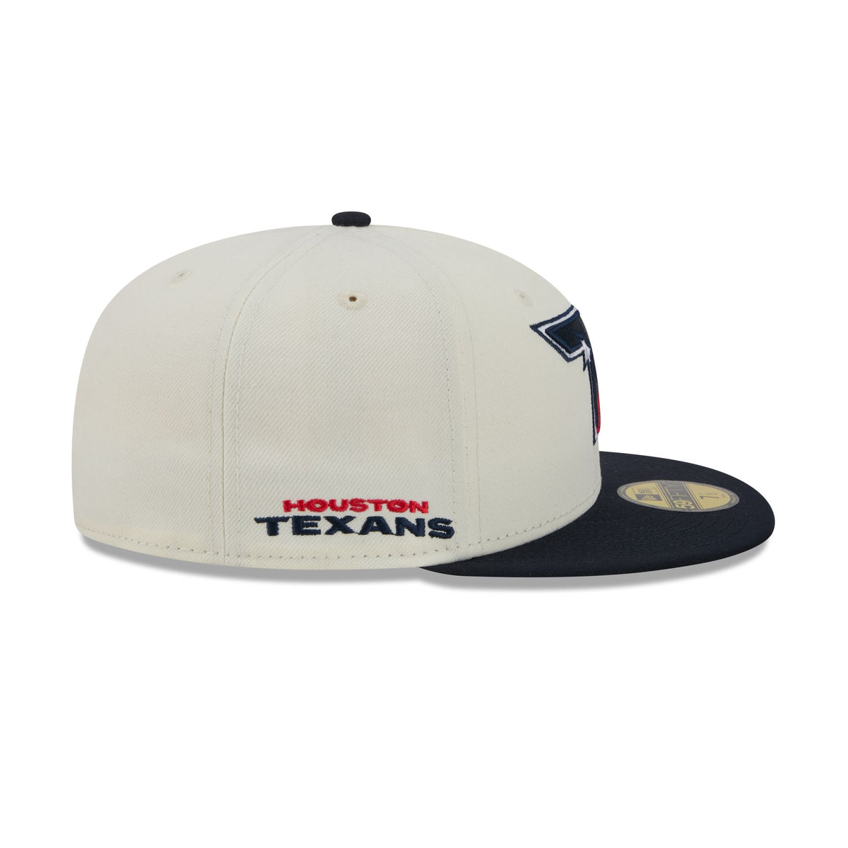 Houston Texans Deceptor Chrome White 59FIFTY Fitted Hat