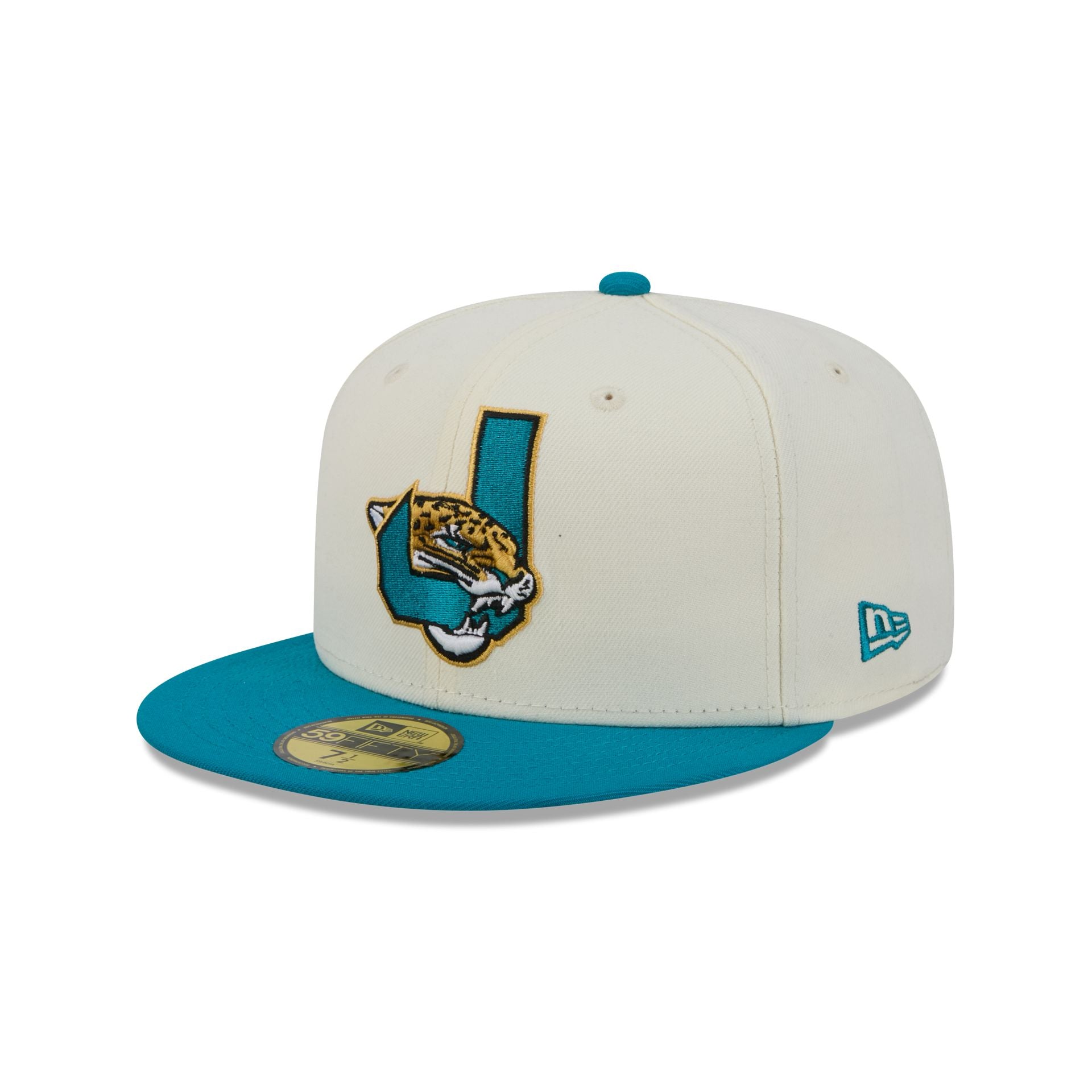 Jacksonville Jaguars Deceptor Chrome White 59FIFTY Fitted Hat