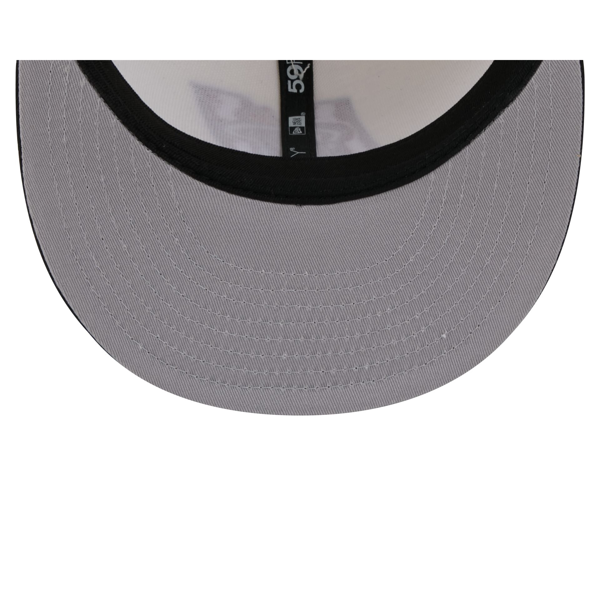 Miami Heat Deceptor Chrome White 59FIFTY Fitted Hat