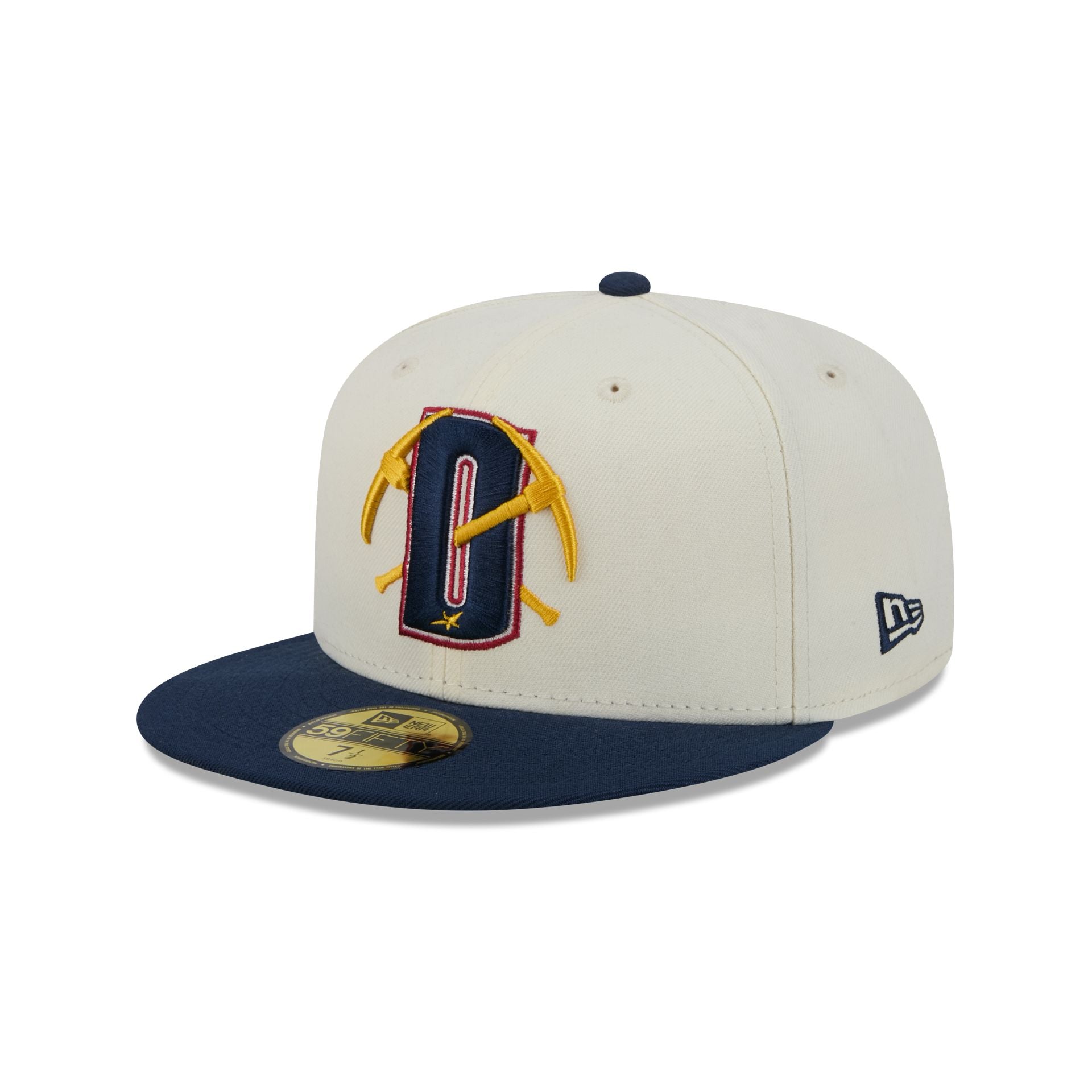 Denver Nuggets Deceptor Chrome White 59FIFTY Fitted Hat