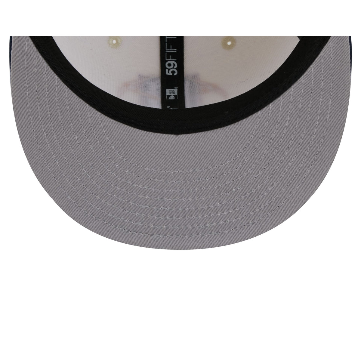 Denver Nuggets Deceptor Chrome White 59FIFTY Fitted Hat
