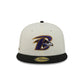 Baltimore Ravens Deceptor Chrome White 59FIFTY Fitted Hat