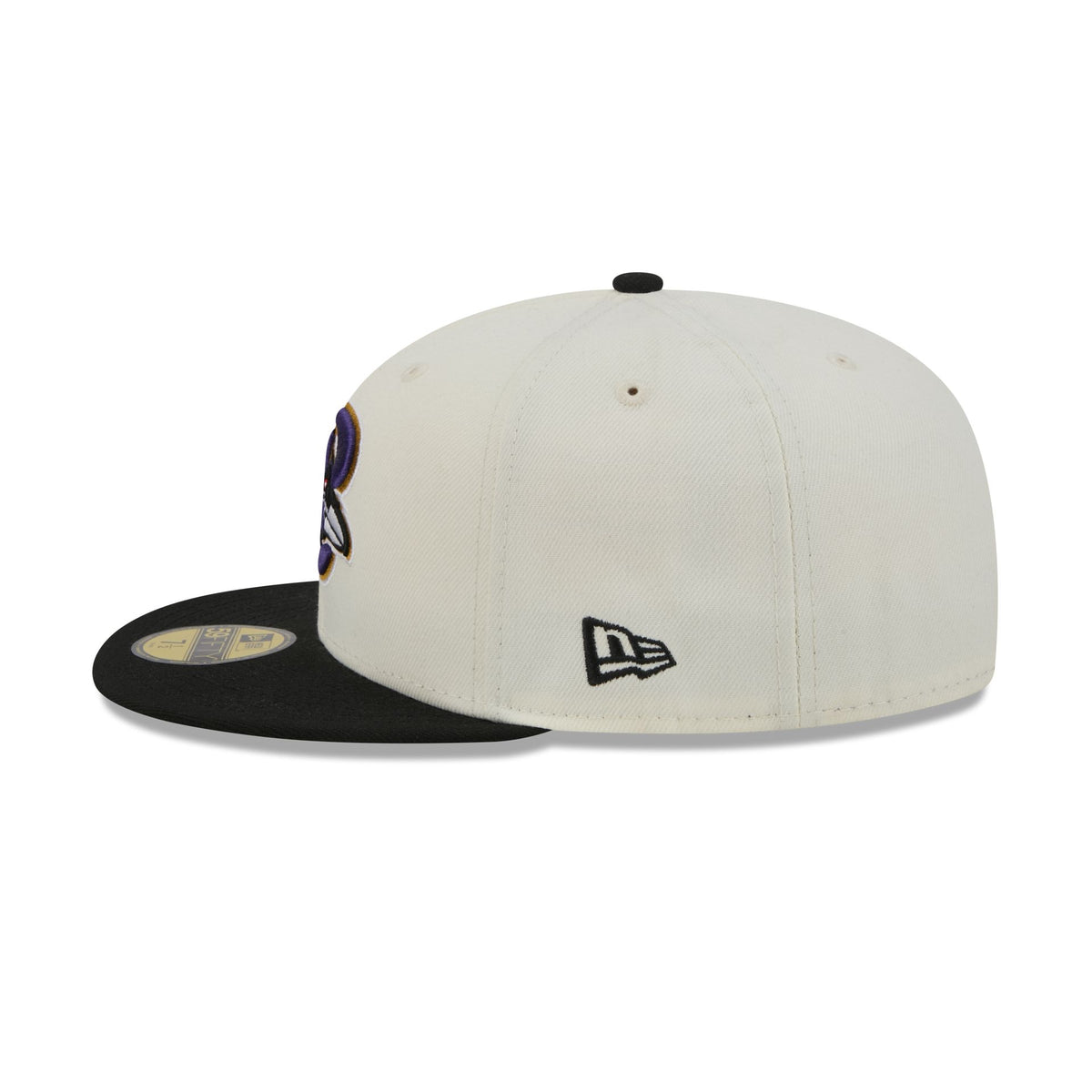 Baltimore Ravens Deceptor Chrome White 59FIFTY Fitted Hat