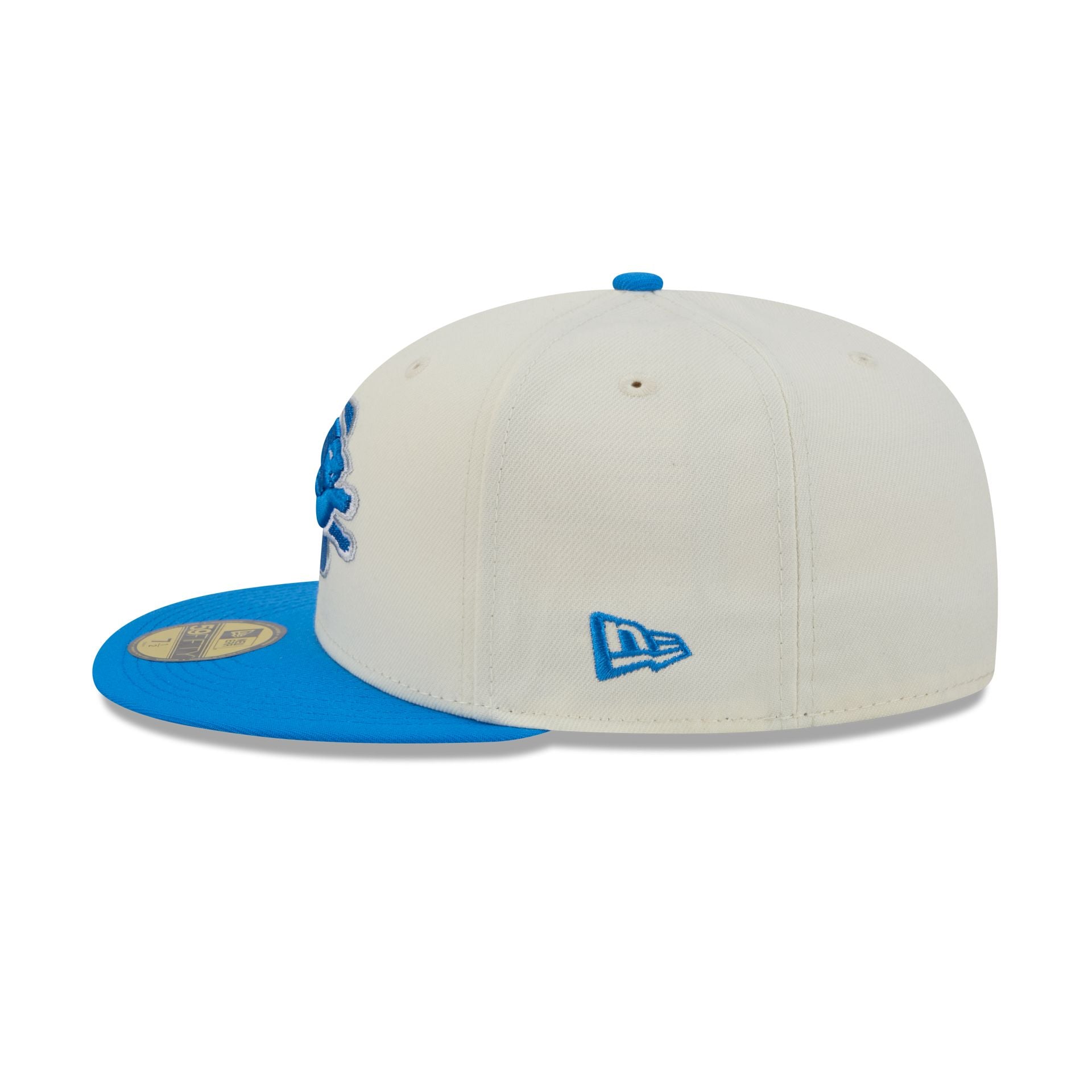 Detroit Lions Deceptor Chrome White 59FIFTY Fitted Hat