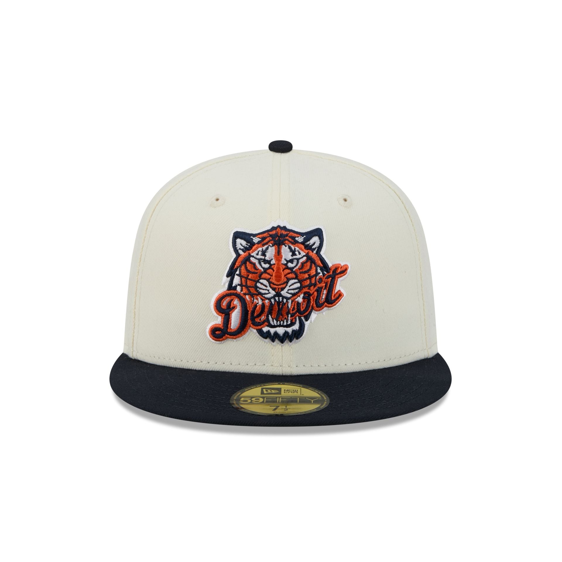 Detroit Tigers Deceptor Chrome White 59FIFTY Fitted Hat