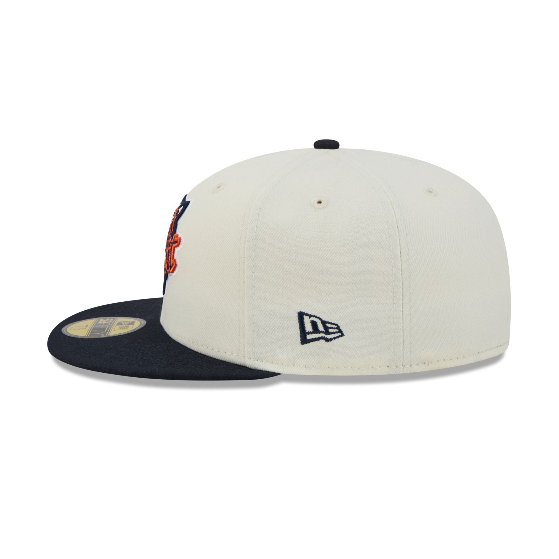Detroit Tigers Deceptor Chrome White 59FIFTY Fitted Hat