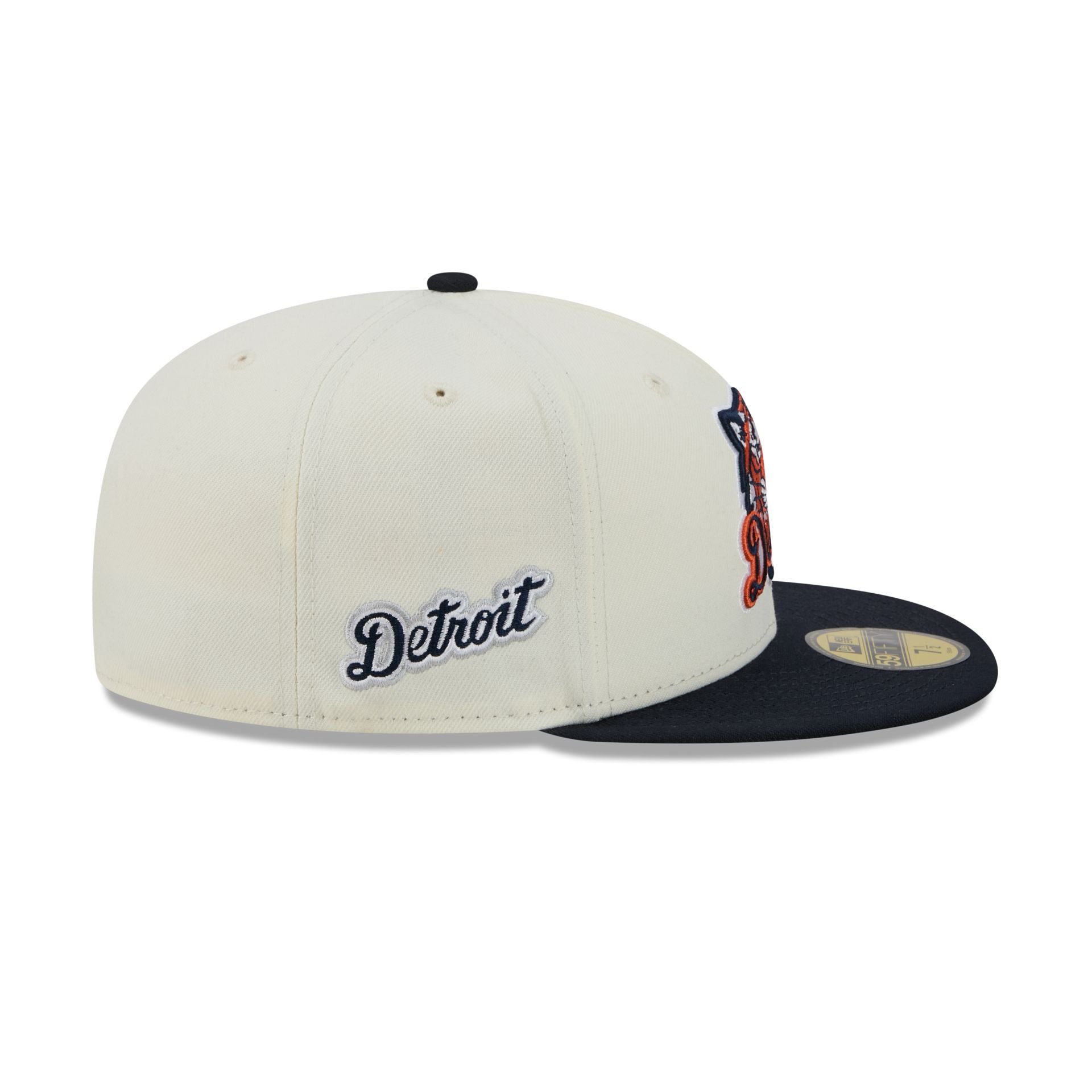 Detroit Tigers Deceptor Chrome White 59FIFTY Fitted Hat
