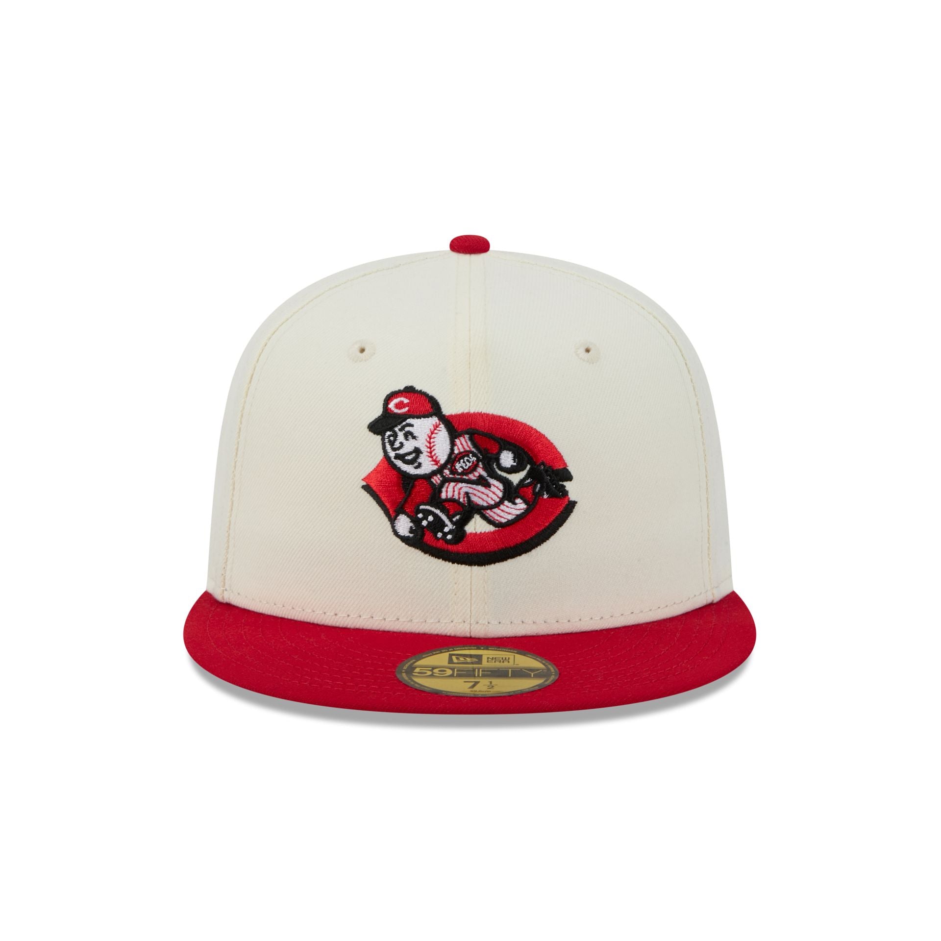 Cincinnati Reds Deceptor Chrome White 59FIFTY Fitted Hat