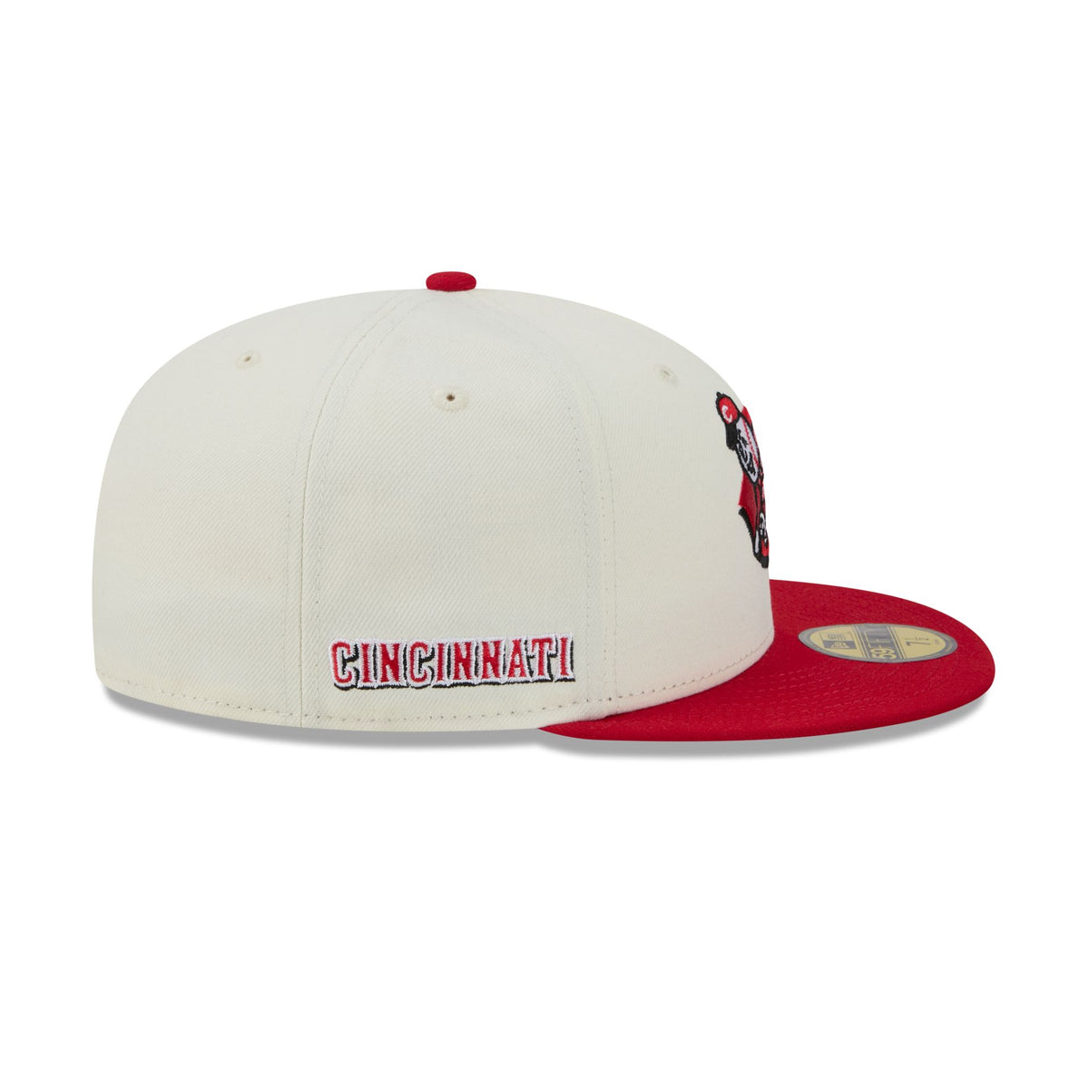 Cincinnati Reds Deceptor Chrome White 59FIFTY Fitted Hat