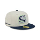 Seattle Seahawks Deceptor Chrome White 59FIFTY Fitted Hat