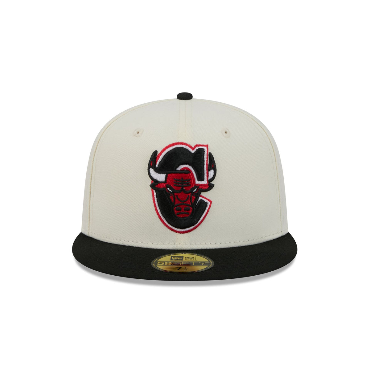 Chicago Bulls Deceptor Chrome White 59FIFTY Fitted Hat