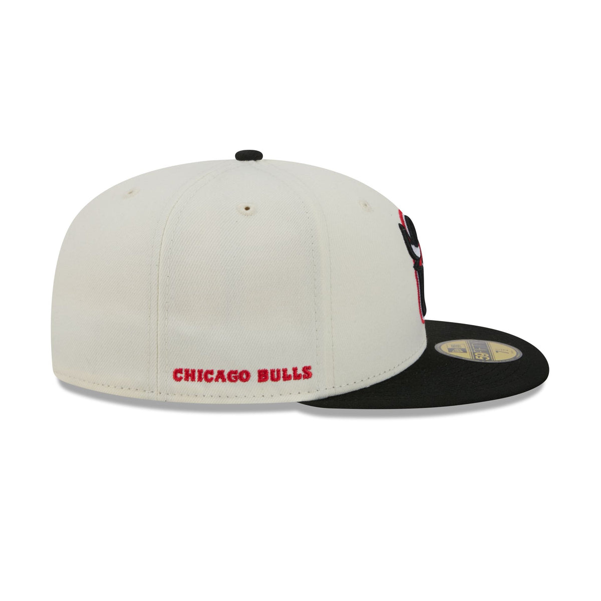 Chicago Bulls Deceptor Chrome White 59FIFTY Fitted Hat